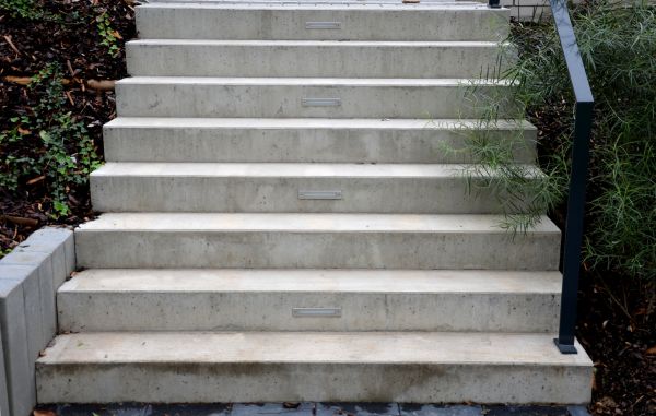 Poured Step Installation in Odessa
