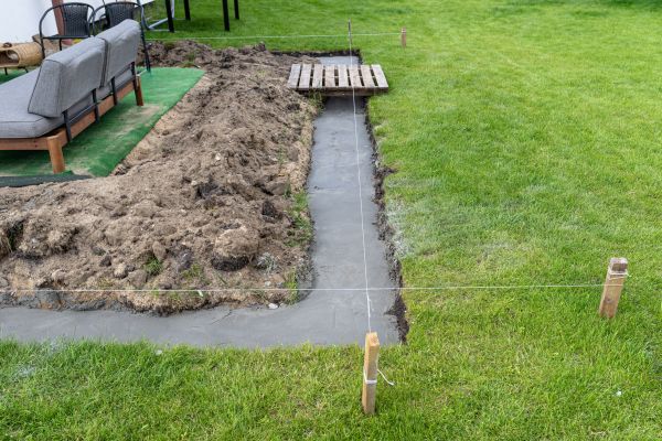 Cement Footer Installation in Odessa
