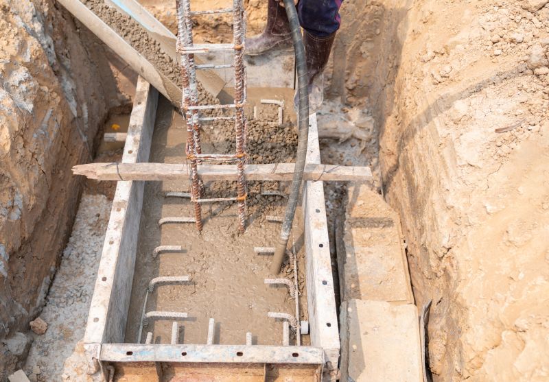 Barn Foundation Pouring